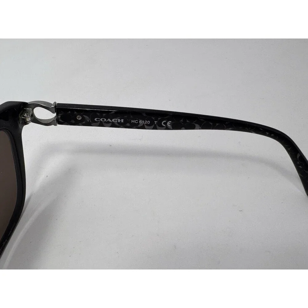 Coach Eyeglasses Frames HC6120 5510 Polished Black Cat Eye Full Rim 54-16-140